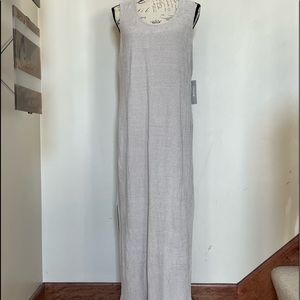 Barefoot Dreams via Chicos maxi dress - XL sand color, textured and Soft! New